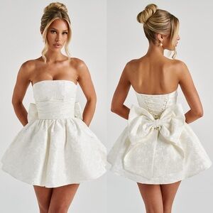 BABYBOO SALOME MINI DRESS - IVORY XS
